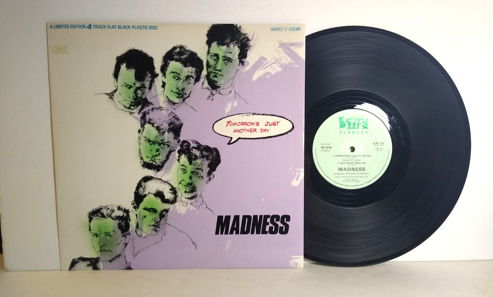 Madness – Tomorrow's Just Another Day 12" EP Record 1983 Stiff Ska Pop 45 RPM UK